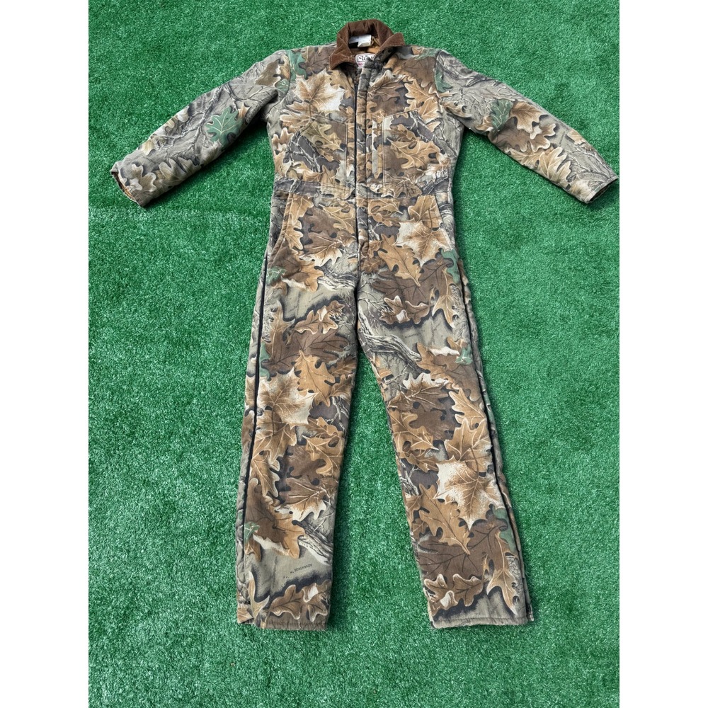 Walls Blizzard-Pruf Mens Camo Insulated Coveralls Advantage Timber Made in USA